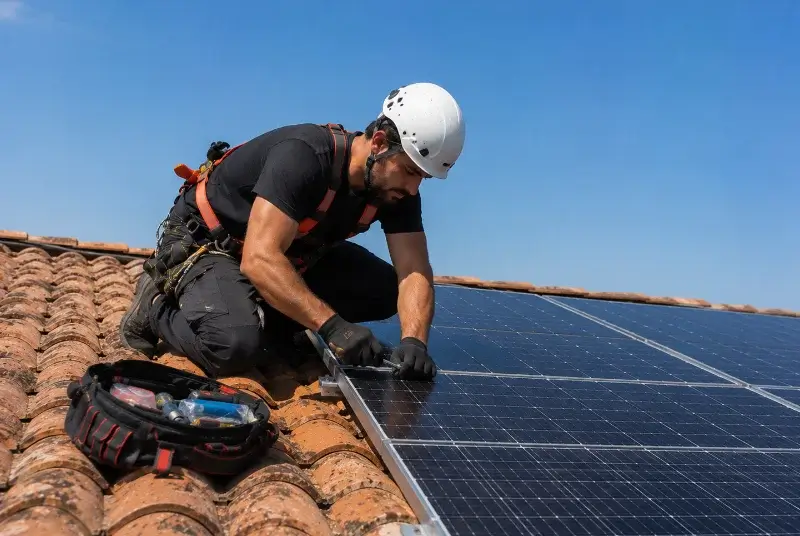 Maintenance et monitoring de panneaux solaires à Oloron-Sainte-Marie